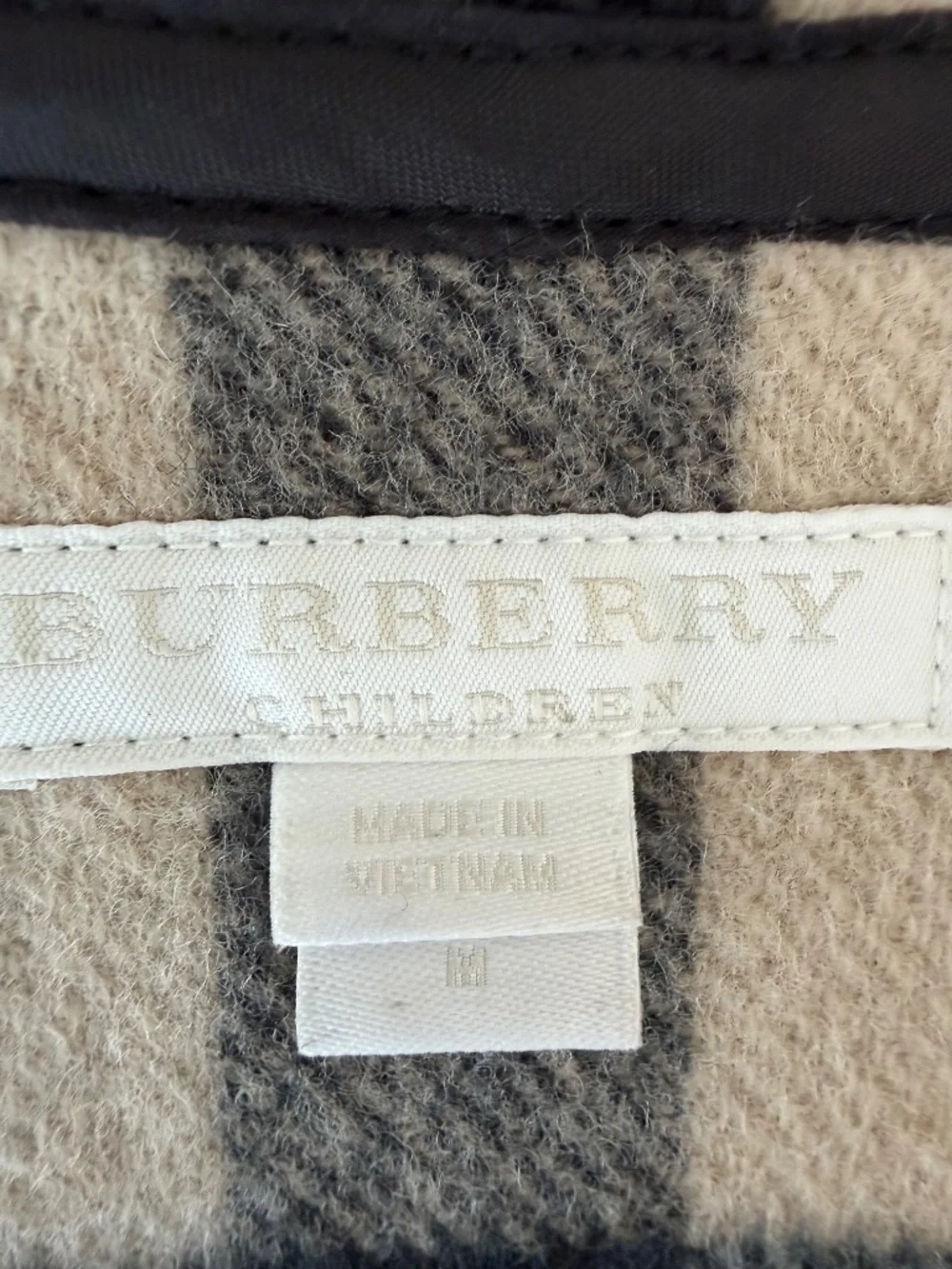 Hooded Burberry coat